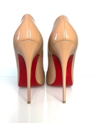 Christian Louboutin So Kate 120 Nude Patent Heels – Size 40.5 / UK 7.5