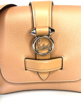 Christian Louboutin Rubylou Nude Leather Shoulder Bag