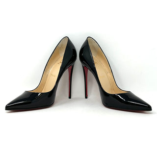 Christian Louboutin Black Patent Leather Pump Heels 