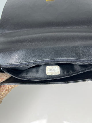Vintage Chanel Black Quilted Leather Flap – Gold-Plated Hardware Cross-body Shoulder Bag
