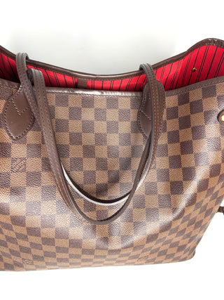 Louis Vuitton Neverfull GM Damier Ebene Tote Shoulder Bag