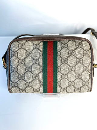 Gucci GG Supreme Canvas Ophidia Mini Crossbody Shoulder Bag