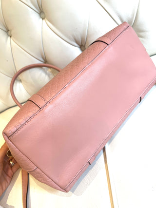Gucci Microguccissima Blush Pink Leather Tote Bag
