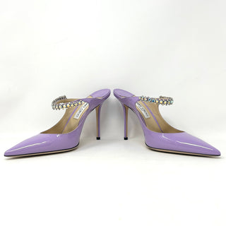 Jimmy Choo Bing 100 Wisteria Aurora Lilac Patent Leather Heels 42 UK 9