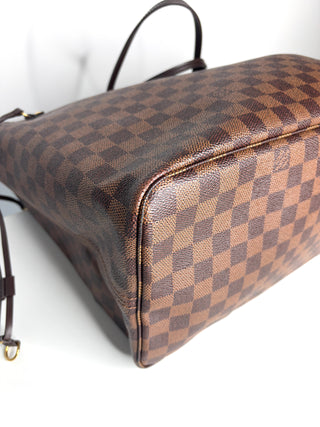 Louis Vuitton Neverfull GM Damier Ebene Tote Shoulder Bag