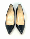 Christian Louboutin Pigalle 85 Black Patent Leather Pump Heels 39.5 UK 6.5