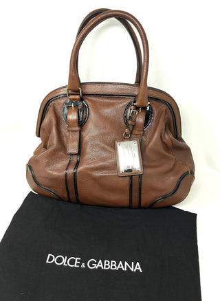 Dolce & Gabbana Brown Leather Handbag