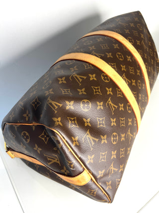 Louis Vuitton Preloved Keepall 45 Bandouliere Monogram Travel Bag