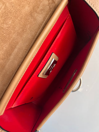 Christian Louboutin Rubylou Nude Leather Shoulder Bag