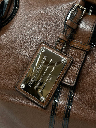 Dolce & Gabbana Brown Leather Handbag