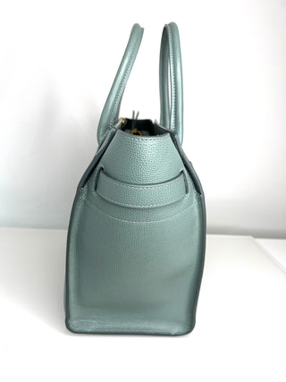 Mulberry Zipped Bayswater Small Light Blue Tote Bag