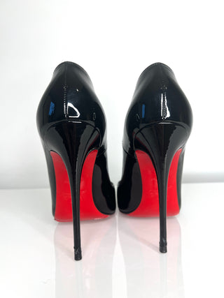 Christian Louboutin So Kate 120 Black Patent Heels 36.5 UK3.5