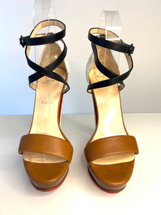 Christian Louboutin Summerissima 140 Strappy Platform Sandals – Size 37 UK 4