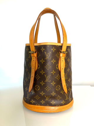 Louis Vuitton Bucket PM LV Monogram  Vintage Shoulder Bag