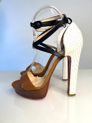 Christian Louboutin Summerissima 140 Strappy Platform Sandals – Size 37 UK 4