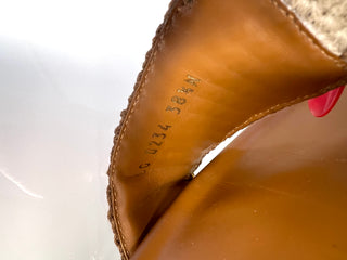 Louis Vuitton Preloved Sunset Comfort White Flat Sandals 38.5 UK5.5