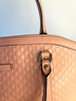 Gucci Microguccissima Blush Pink Leather Tote Bag