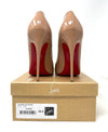 Christian Louboutin So Kate 120 Nude Patent Leather Pump Heels 38.5 UK 5.5