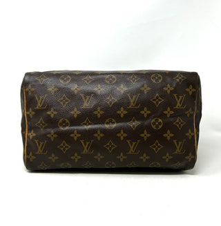 Louis Vuitton Speedy 30 Brown LV Monogram Coated Canvas Handbag