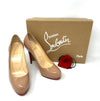 Christian Louboutin New Simple Pump 120 Nude Patent Leather Pump Heels 36.5 UK 3.5