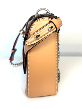Christian Louboutin Rubylou Nude Leather Shoulder Bag