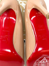Christian Louboutin Nude Patent Pump Heels 