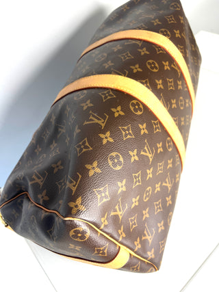 Louis Vuitton Preloved Keepall 45 Bandouliere Monogram Travel Bag
