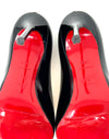 Christian Louboutin Kate 100 Black Patent Leather Pump Heels 38.5 UK 5.5