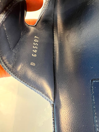 Chanel Denim CC Monogram Dad Sandals 38.5 UK5.5