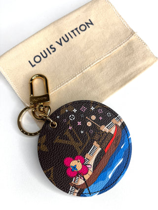 Louis Vuitton 2019 Christmas Animation Venice Bag Charm Key Ring