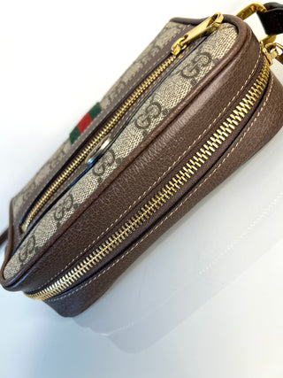 Gucci GG Supreme Canvas Ophidia Mini Crossbody Shoulder Bag