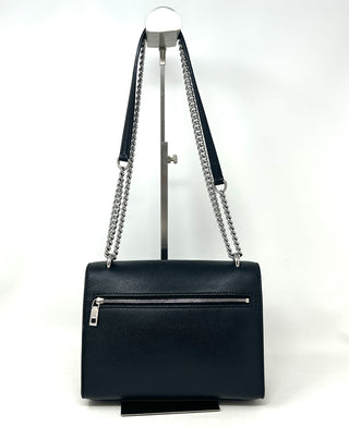 Louis Vuitton Mylockme BB Black Grainy Leather Metal Chain Shoulder Bag