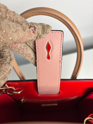 Christian Louboutin Paloma Small Pink Spike Tote Bag