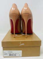 So Kate 120 Nude Patent Leather Heels 43 UK10