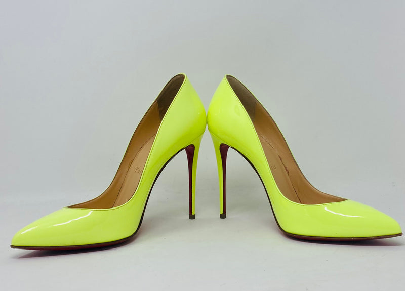 Louboutin deals neon yellow