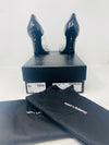 Saint Laurent YSL Transparent Saint Opyum 110 with Black Patent Leather Heels 38 UK5