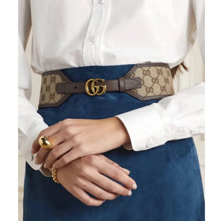 Gucci GG Marmont Supreme Wide Waist Belt