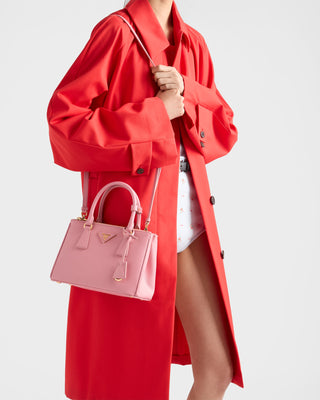 Prada Galleria Small Pink Saffiano Leather Tote Bag