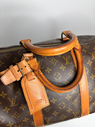 Louis Vuitton Keepall Bandouliere 50 Monogram Vintage Travel Bag