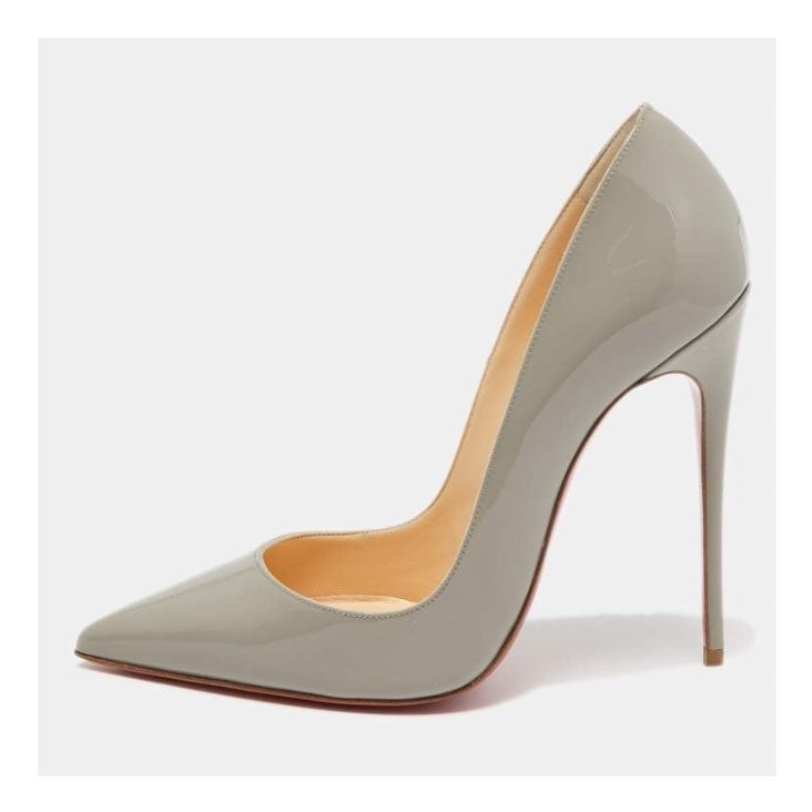 Grey hot sale louboutin heels