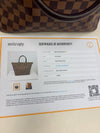 Louis Vuitton Saleya MM Brown Damier Ebene Coated Canvas Tote Bag