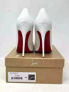 Christian Louboutin So Kate 120 White Leather Pump Heels 38 UK 5