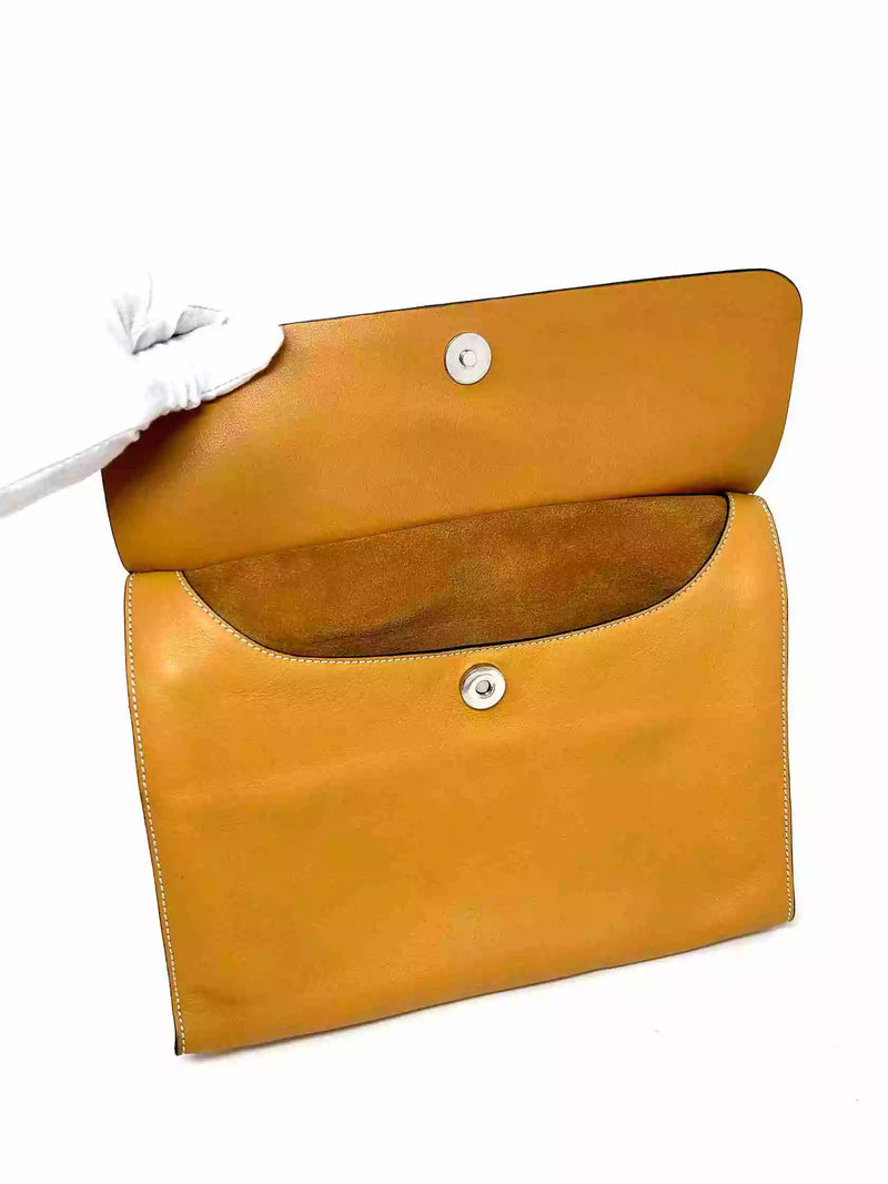 Loewe Light Brown Leather Asymmetrical Shoulder/Crossbody Bag