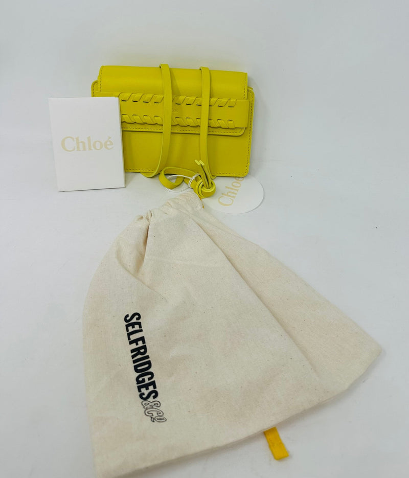 Chloe Mony Yellow Mini Leather Cross-Body Bag - High Heel Hierarchy