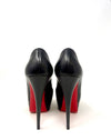 Christian Louboutin Lady Peep 150 Black Leather Platform Heels 40 UK 7 - High Heel Hierarchy