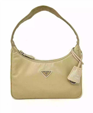 Prada Re-Edition 2000 Desert Beige Re-Nylon Mini Handbag