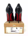 Christian Louboutin Fifi 100 Black Patent Leather Pump Heels 41.5 UK 8.5