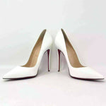 Christian Louboutin So Kate 120 White Patent Leather Pump Heels 38.5 UK 5.5