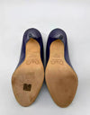 Dolce & Gabanna Viola Purple Patent Leather Peep Toe Heels 39 UK 6