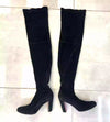 Christian Louboutin Kiss Me Gena 85 Black Suede Over-The-Knee Boots 39 UK 6